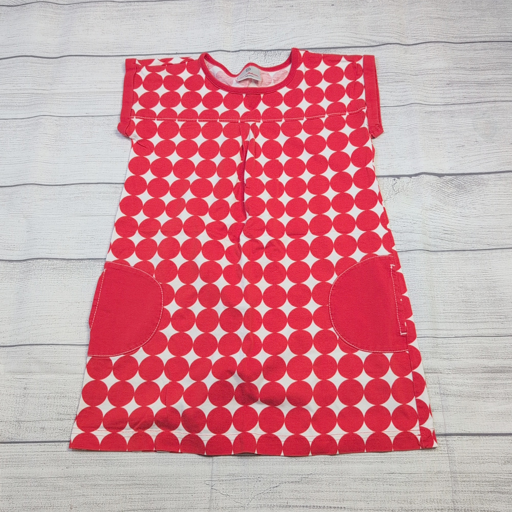 6/7 Hanna Andersson Tangy Red Tunic Dress
